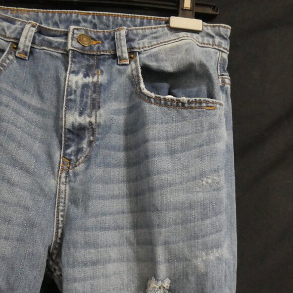 CANIFA JEANS | size 29 | Faded Blue Distressed Cotton Denim Jeans - Picture 5 of 15